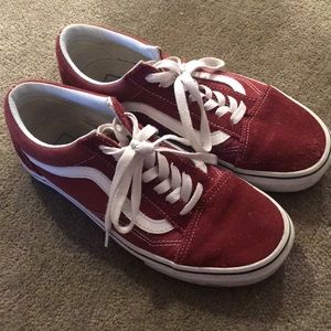 Old Skool Maroon Vans